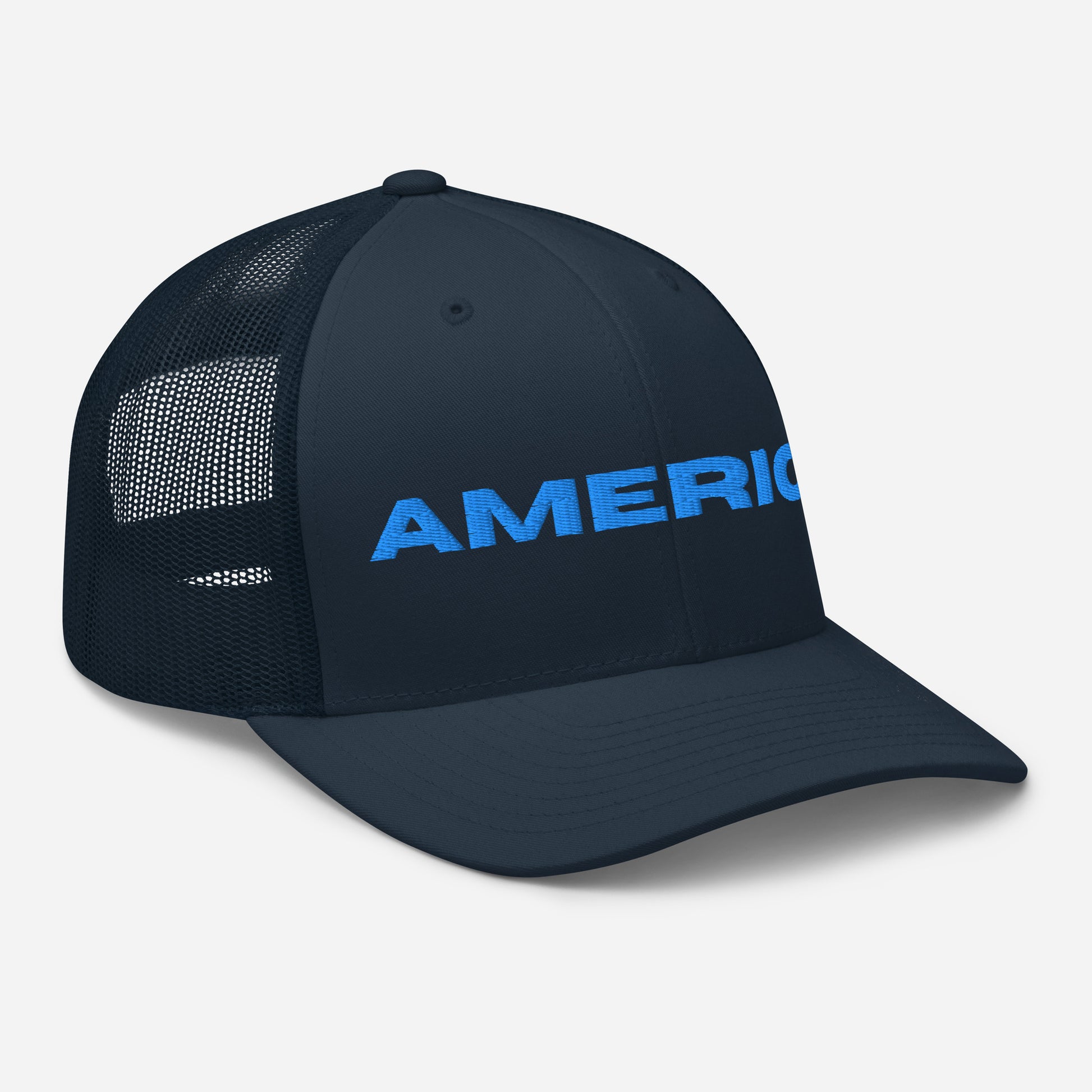 Cool AMERICA Custom Patriotic Hats Embroidered in Blue Stitch (11 Colors)  Infidel Collective