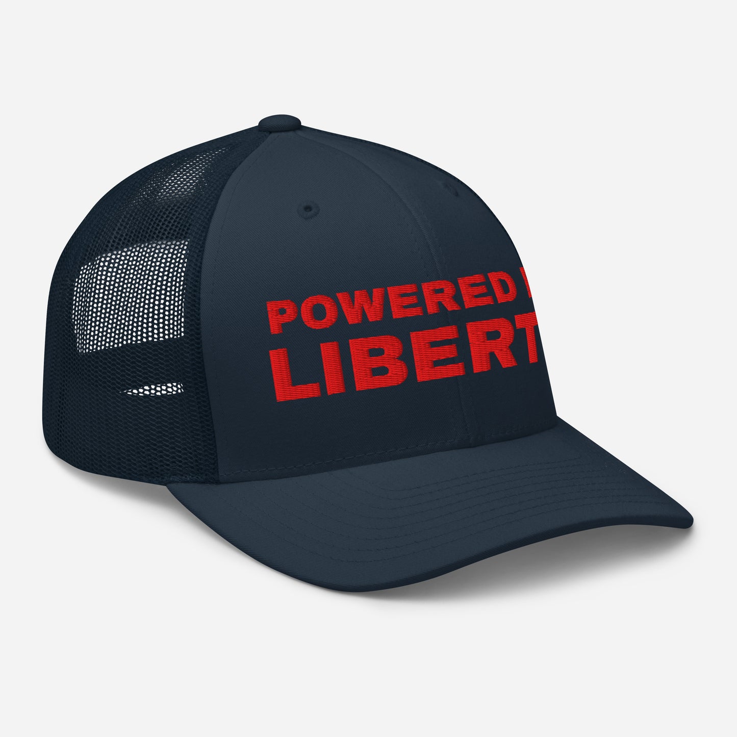 Snapback Custom Trucker Hats Powered by Liberty Cap in Red Stitching  Infidel Collective