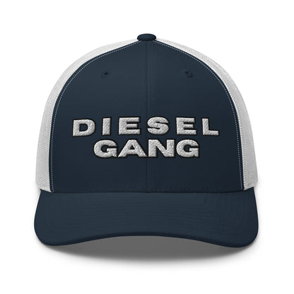 Hats Navy-White Diesel Gang Snapback – Trucker Hat for Men & Women in 19 Colors Infidel Collective