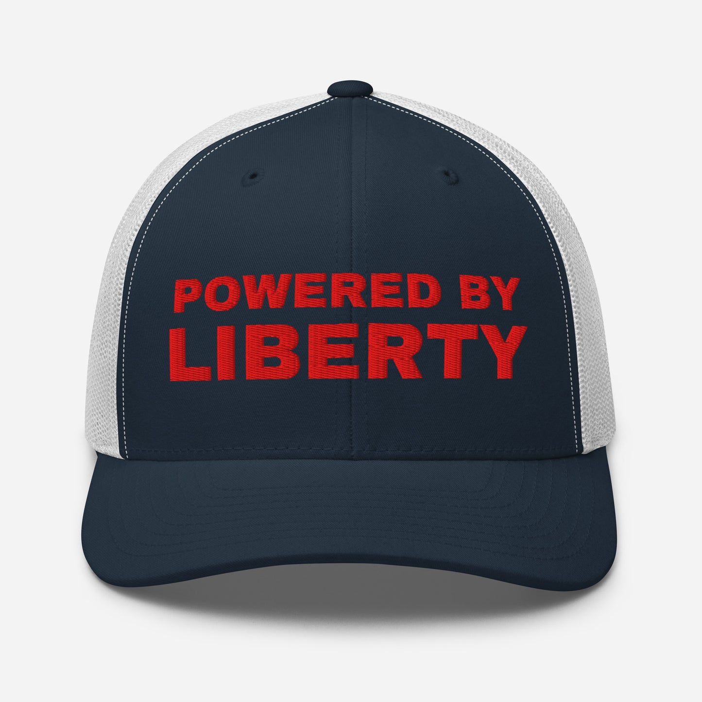 Snapback Custom Trucker Hats Powered by Liberty Cap in Red Stitching  Infidel Collective