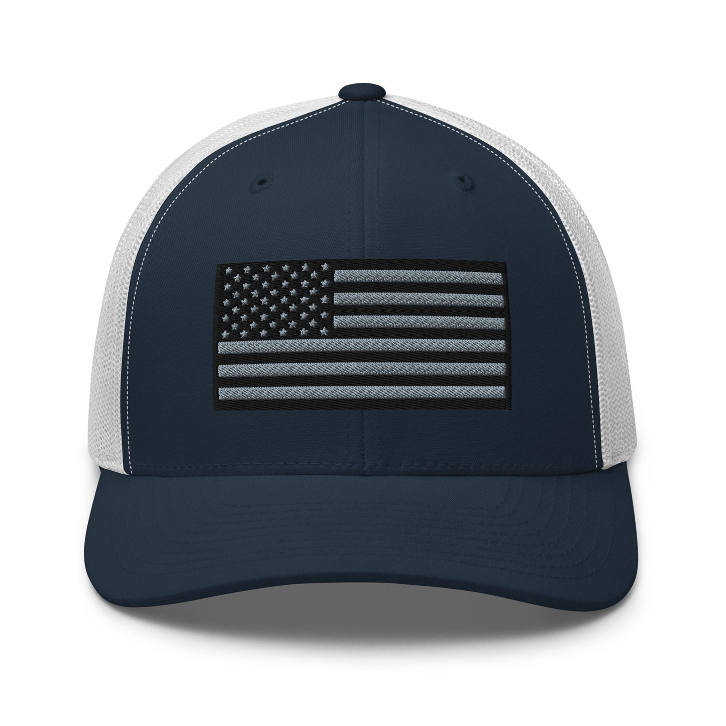 Blackout USA Flag Best Patriotic Custom Snapback Trucker Hats (20 Colors)  Infidel Collective