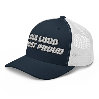 Hats  Snapback Custom Trucker Hat to Wear Proud – Idle Loud Boost Proud Mens Diesel Hats Infidel Collective