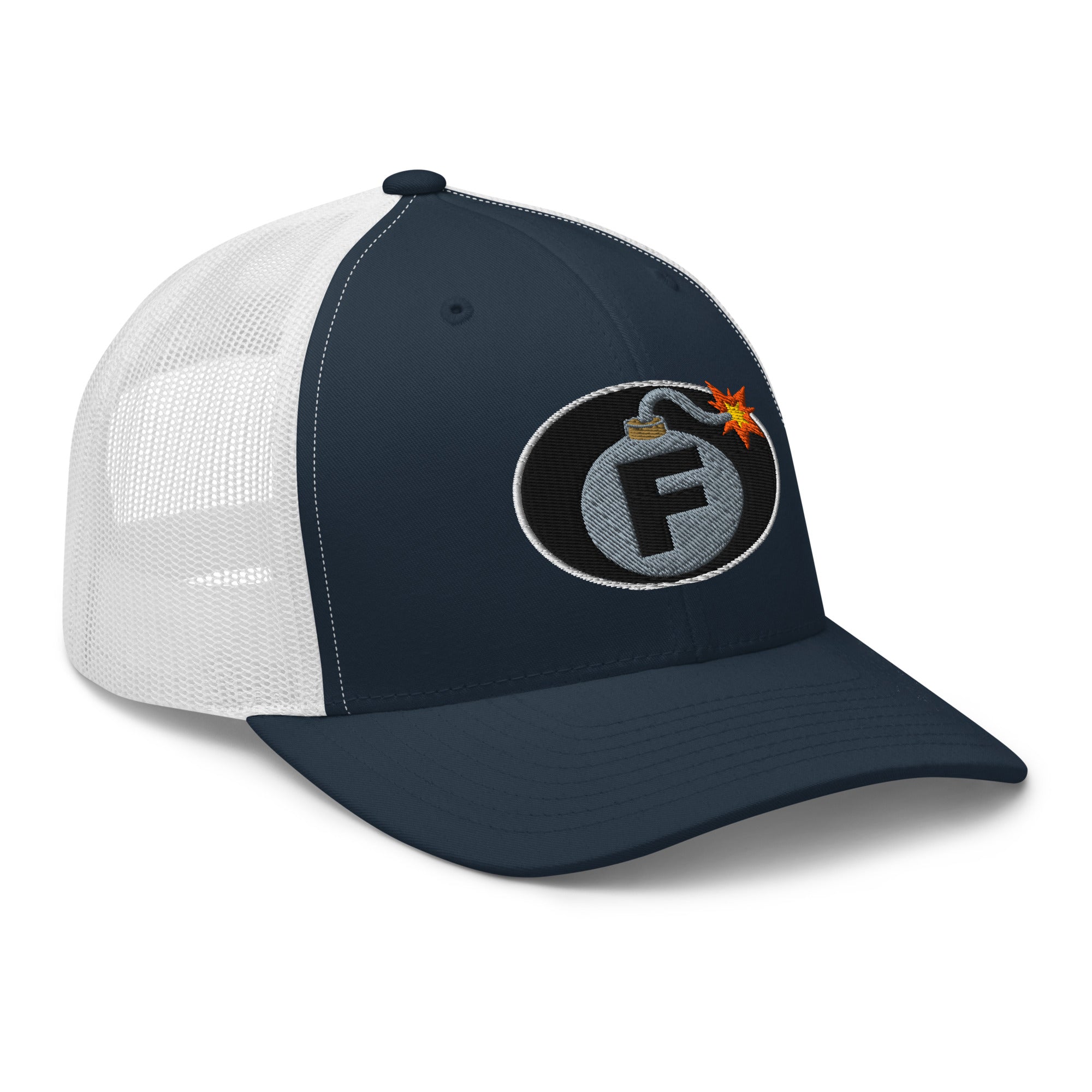 Hats  Custom Snapback Trucker Hat Funny NSFW F-Bomb Cap in 20 Colors Infidel Collective
