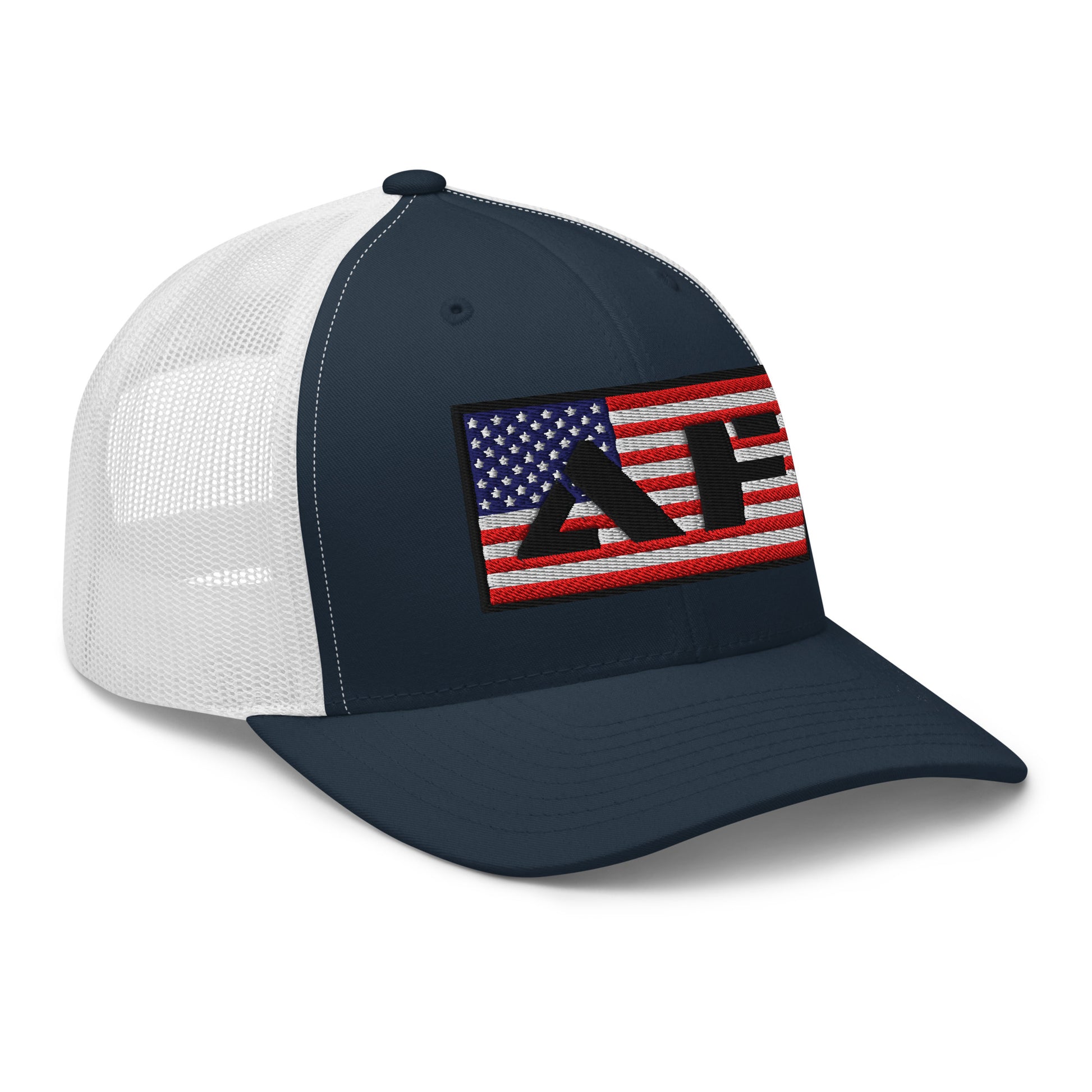 AF American Freedom Flag Snapback Custom Trucker Hat  Infidel Collective