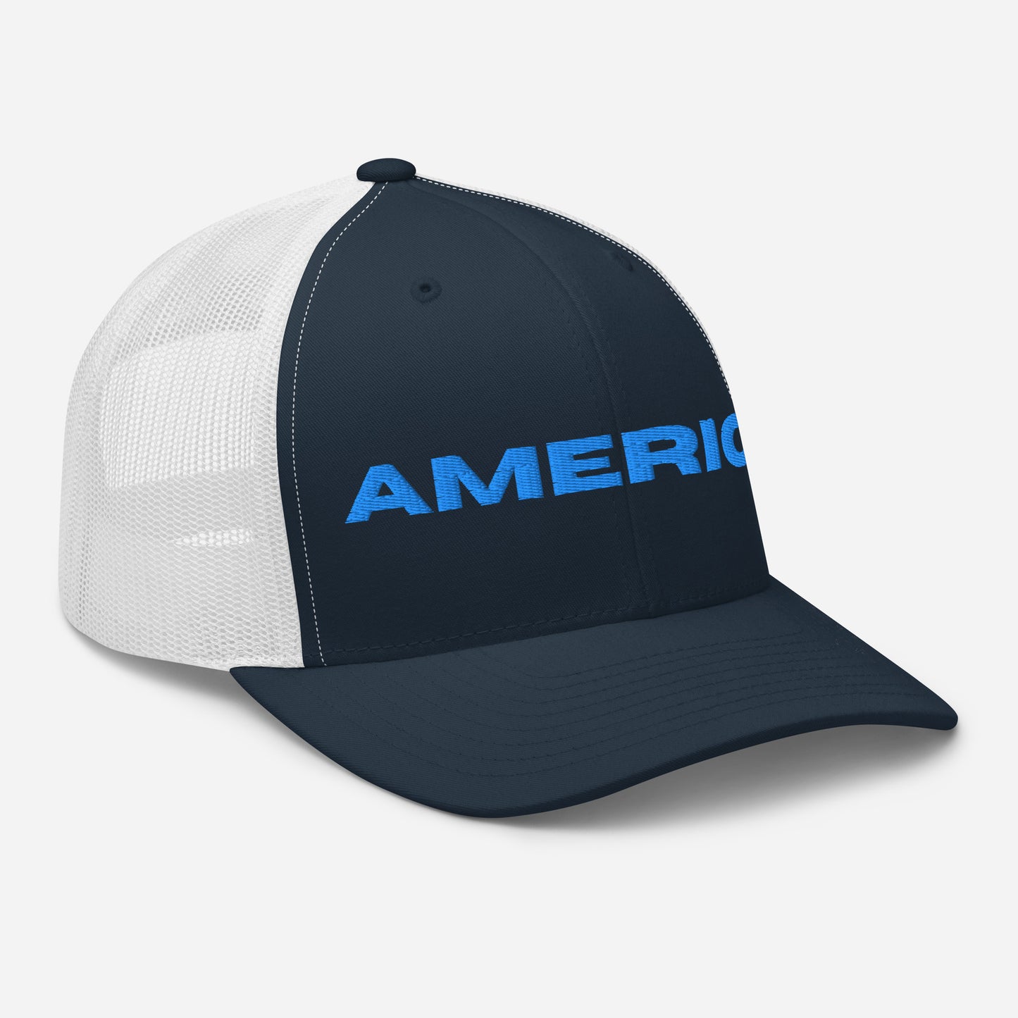 Cool AMERICA Custom Patriotic Hats Embroidered in Blue Stitch (11 Colors)  Infidel Collective