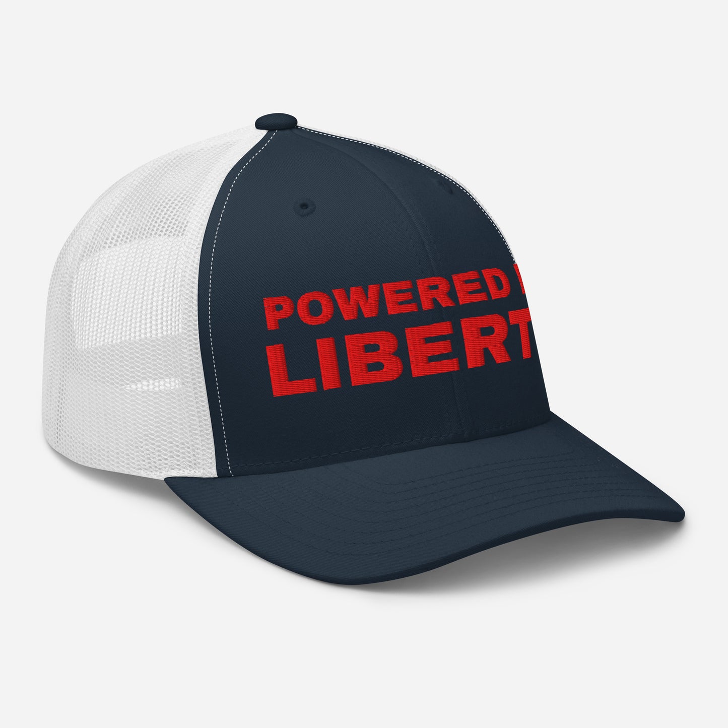 Snapback Custom Trucker Hats Powered by Liberty Cap in Red Stitching  Infidel Collective