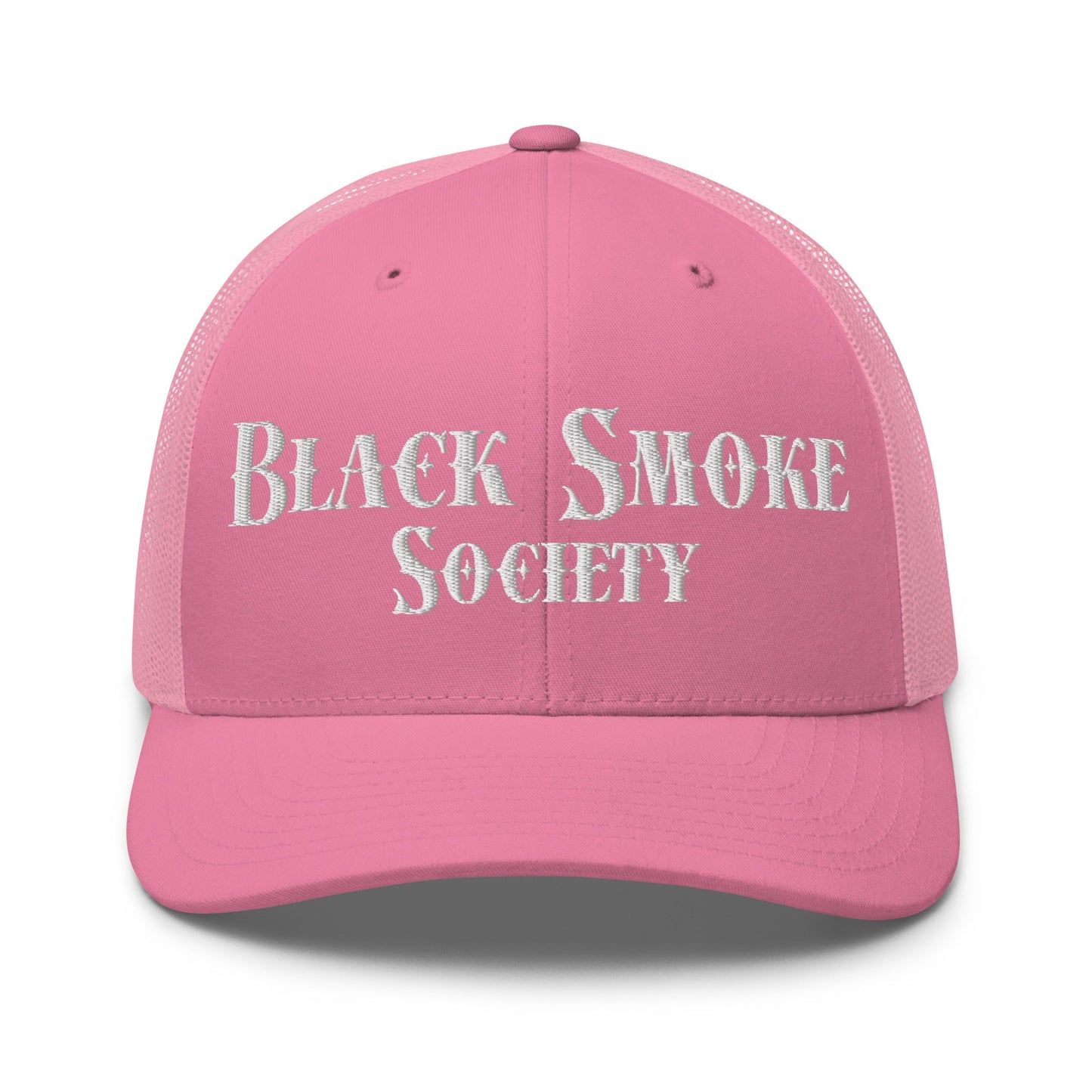 Hats Pink Snapback Custom Trucker Hat Black Smoke Society Cap For Men & Women Infidel Collective