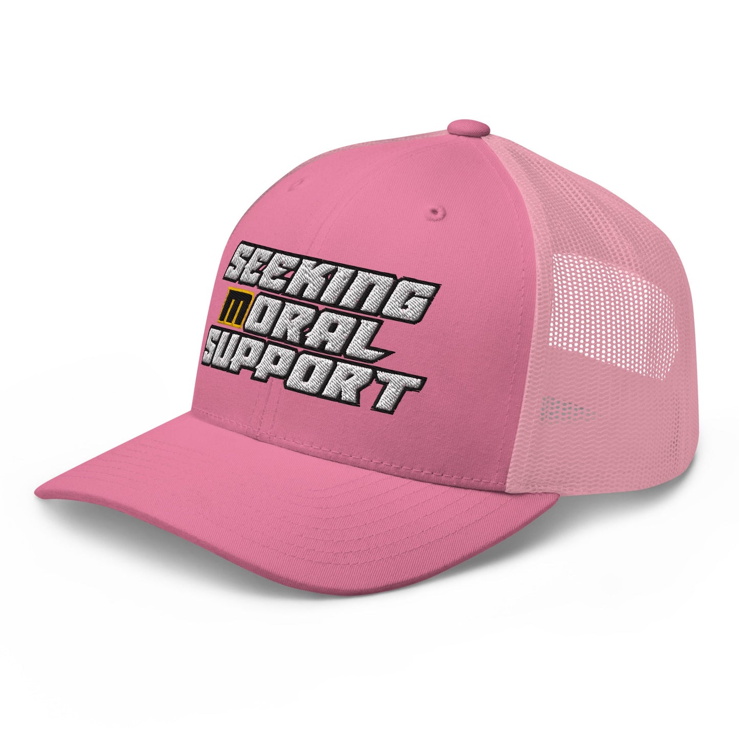 Snapback Custom Trucker Hat – Funny NSFW Seeking M-oral Support Vulgar Humor Infidel Collective