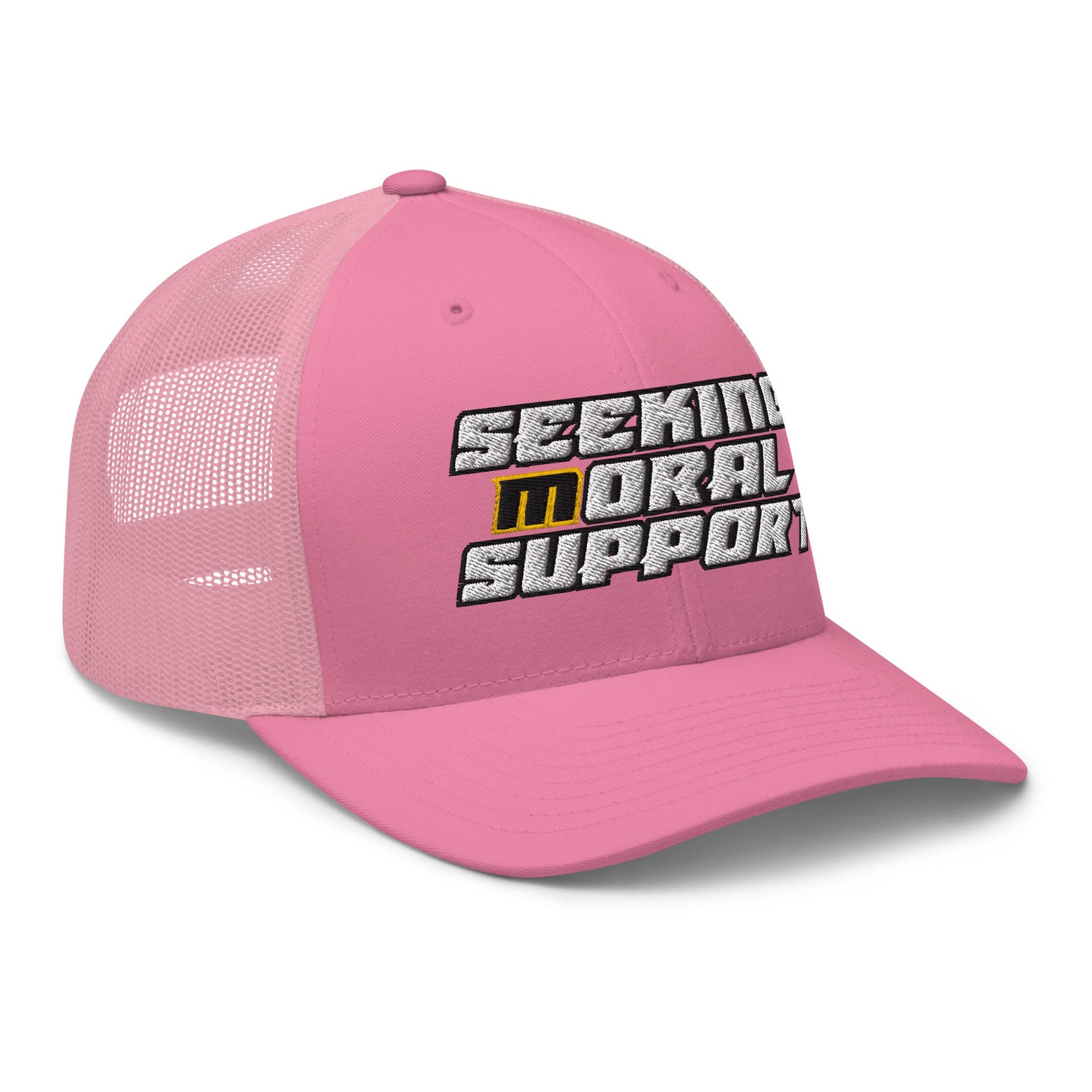 Snapback Custom Trucker Hat – Funny NSFW Seeking M-oral Support Vulgar Humor Infidel Collective