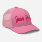 Snapback Custom Trucker Hats Road Vixen Cap for Sexy Women - Pink Stitch  Infidel Collective