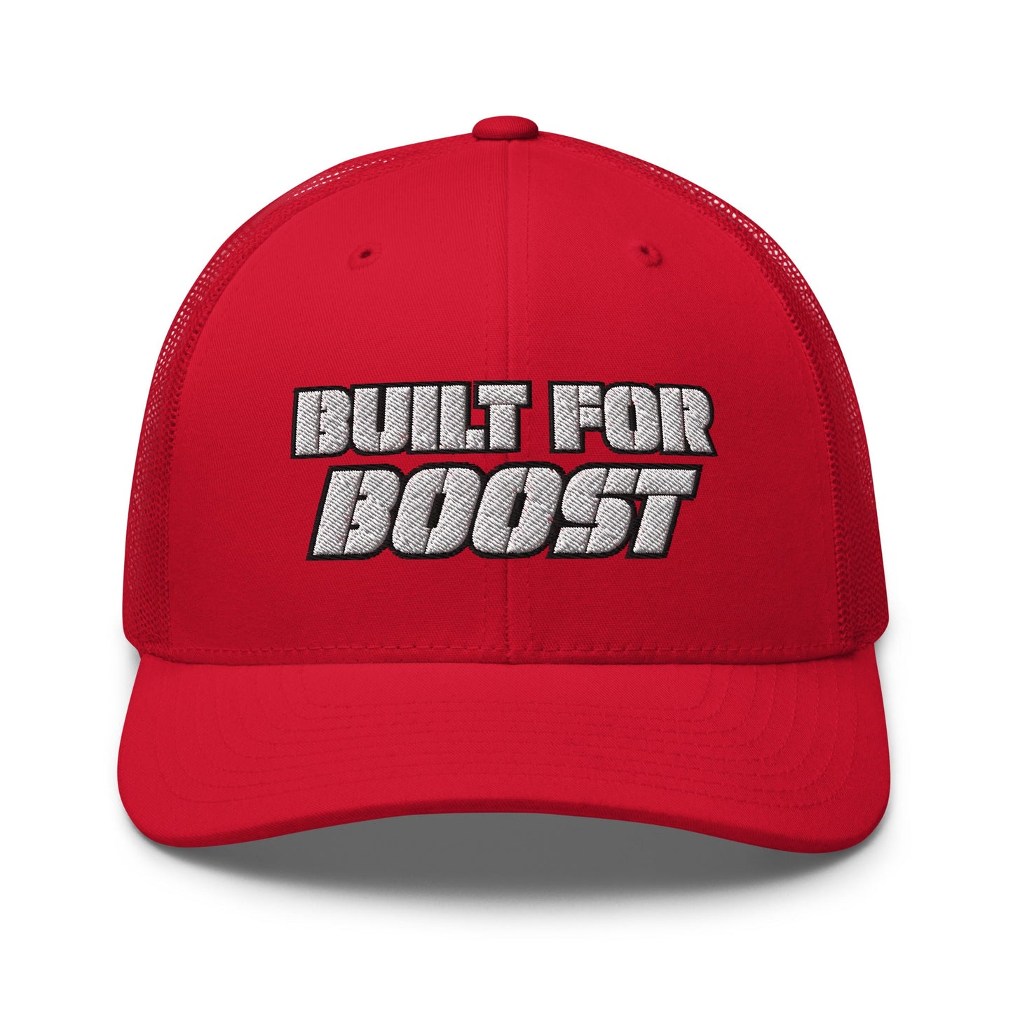 Hats Red Snapback Custom Trucker Hat to Ride In – Built for Boost Diesel Gang Hat Infidel Collective