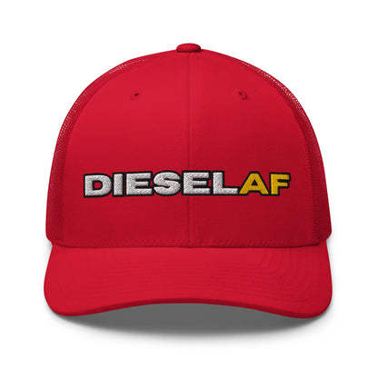 Hats Red Snapback Custom Trucker Hat to Rock the Diesel AF Lifestyle for Men & Women Infidel Collective