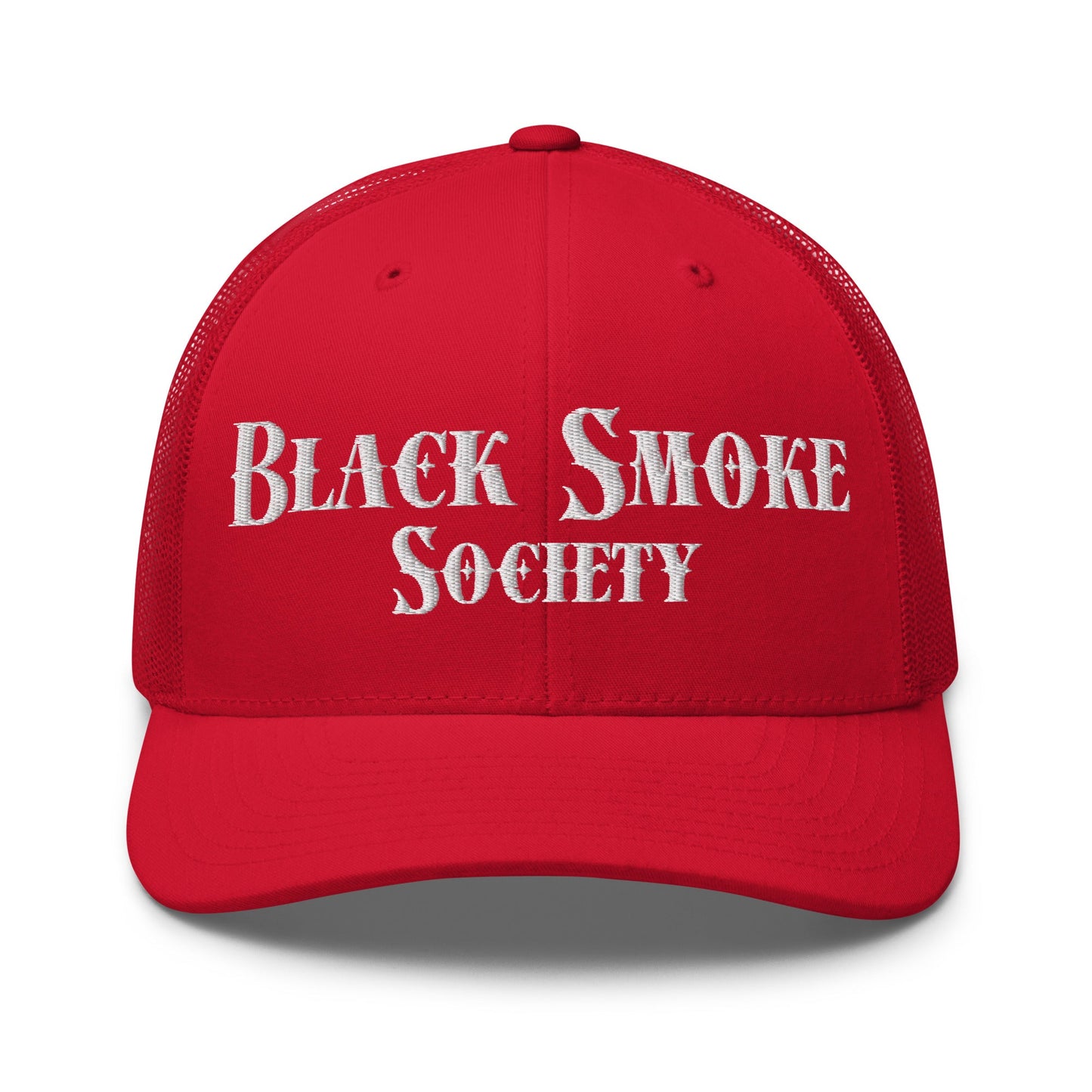 Hats Red Snapback Custom Trucker Hat Black Smoke Society Cap For Men & Women Infidel Collective