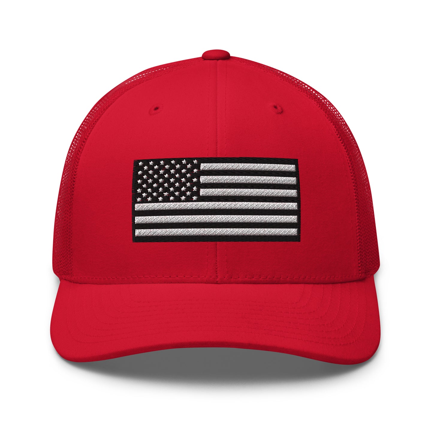 Monochrome US Flag Patriotic Hat - Snapback Custom Trucker Hats is 20 Colors  Infidel Collective