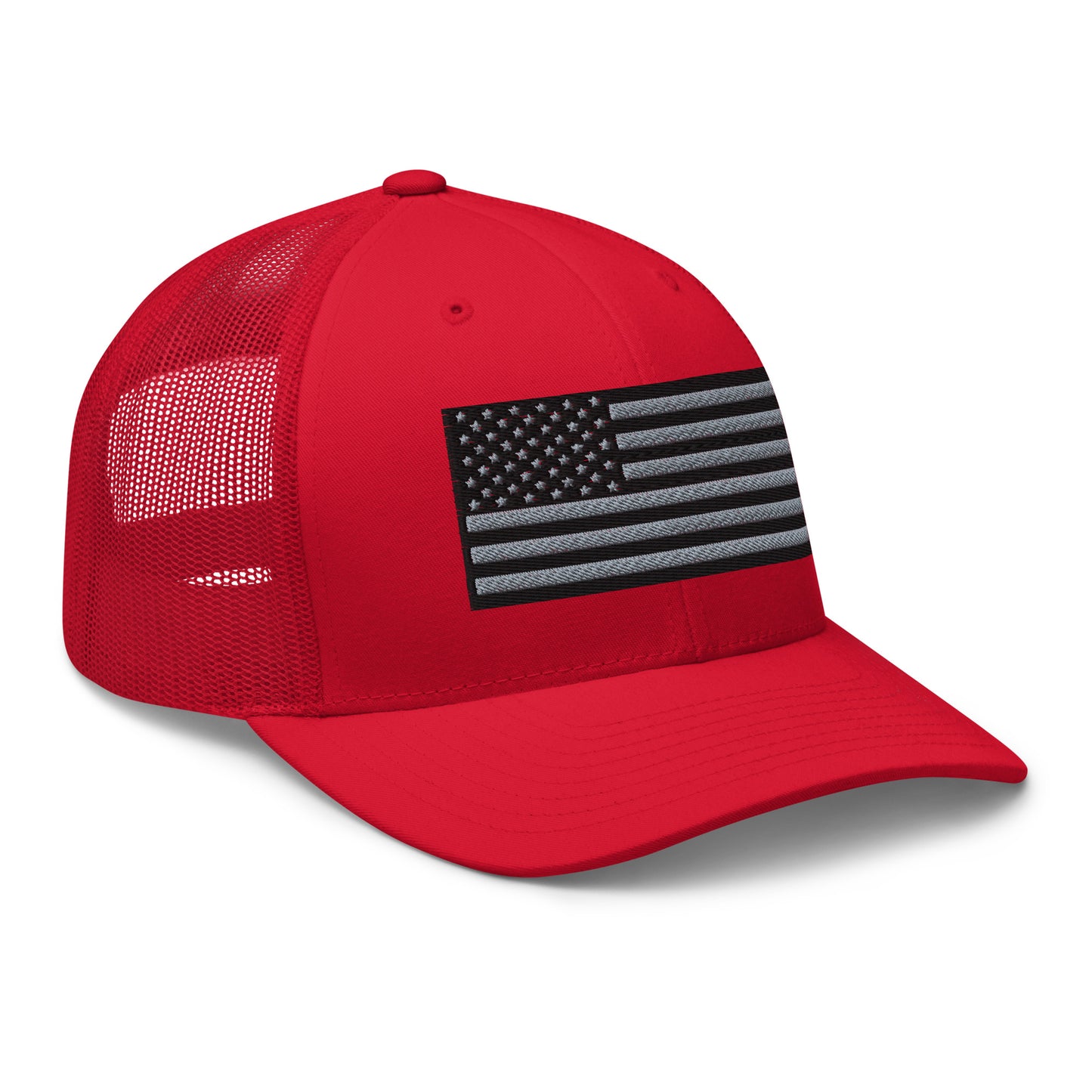 Blackout USA Flag Best Patriotic Custom Snapback Trucker Hats (20 Colors)  Infidel Collective
