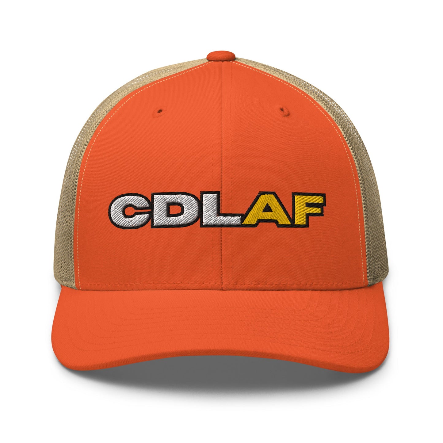Hats Rustic-Orange-Khaki Snapback Custom Trucker Hat CDLAF Diesel Gang Cap For Men & Women Infidel Collective
