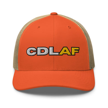 Hats Rustic-Orange-Khaki Snapback Custom Trucker Hat CDLAF Diesel Gang Cap For Men & Women Infidel Collective