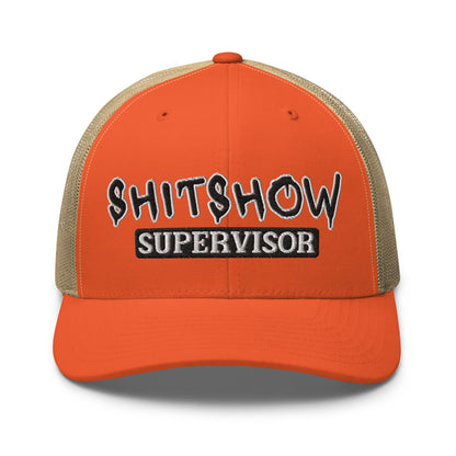 Snapback Custom Trucker Hats NSFW Shitshow Supervisor Cap for Men & Women  Infidel Collective
