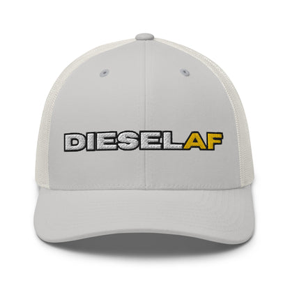 Hats Silver Snapback Custom Trucker Hat to Rock the Diesel AF Lifestyle for Men & Women Infidel Collective