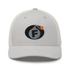 Hats Silver Custom Snapback Trucker Hat Funny NSFW F-Bomb Cap in 20 Colors Infidel Collective