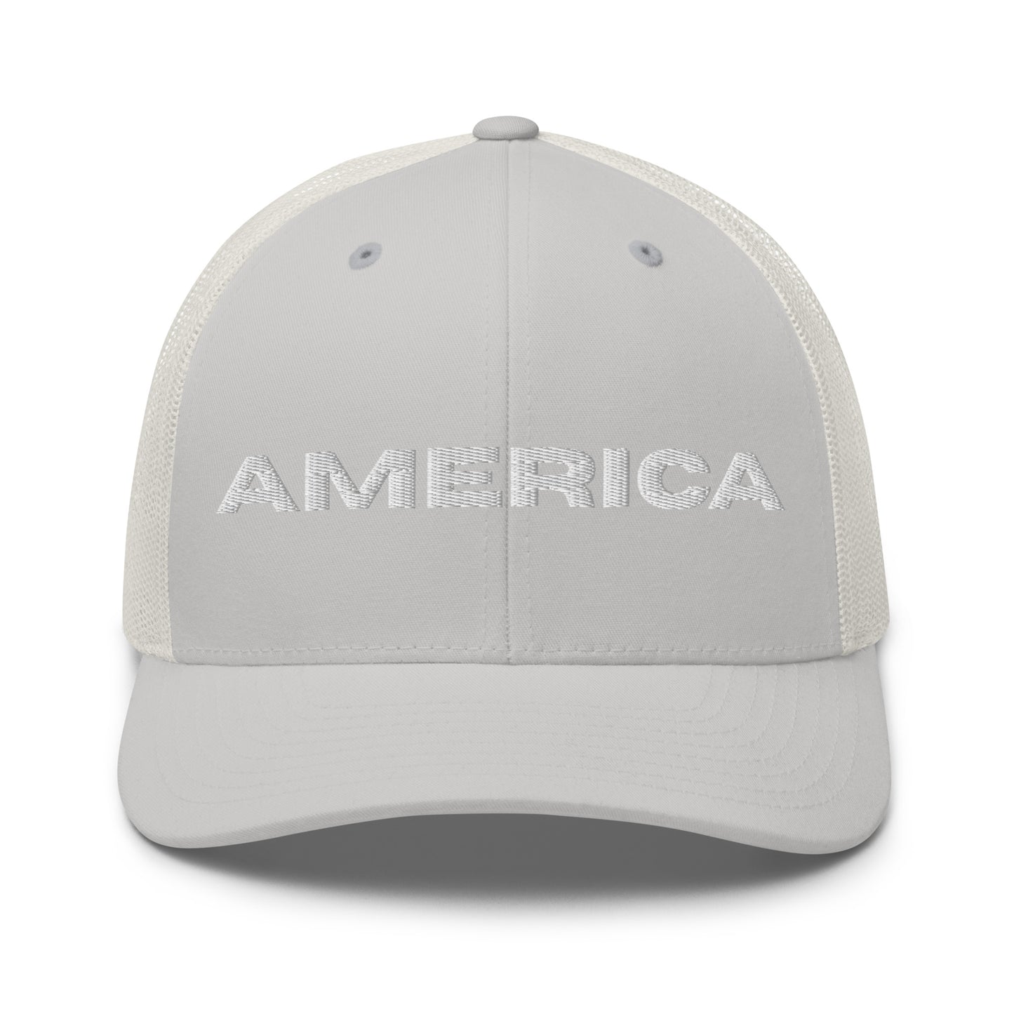 Snapback Custom Trucker Hats AMERICA Cool Patriotic Cap White Stitch  Infidel Collective
