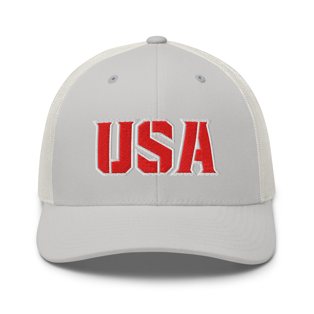USA Power Cool Custom Patriotic Snapback Trucker Hats  for Men & Women (20 Colors)  Infidel Collective