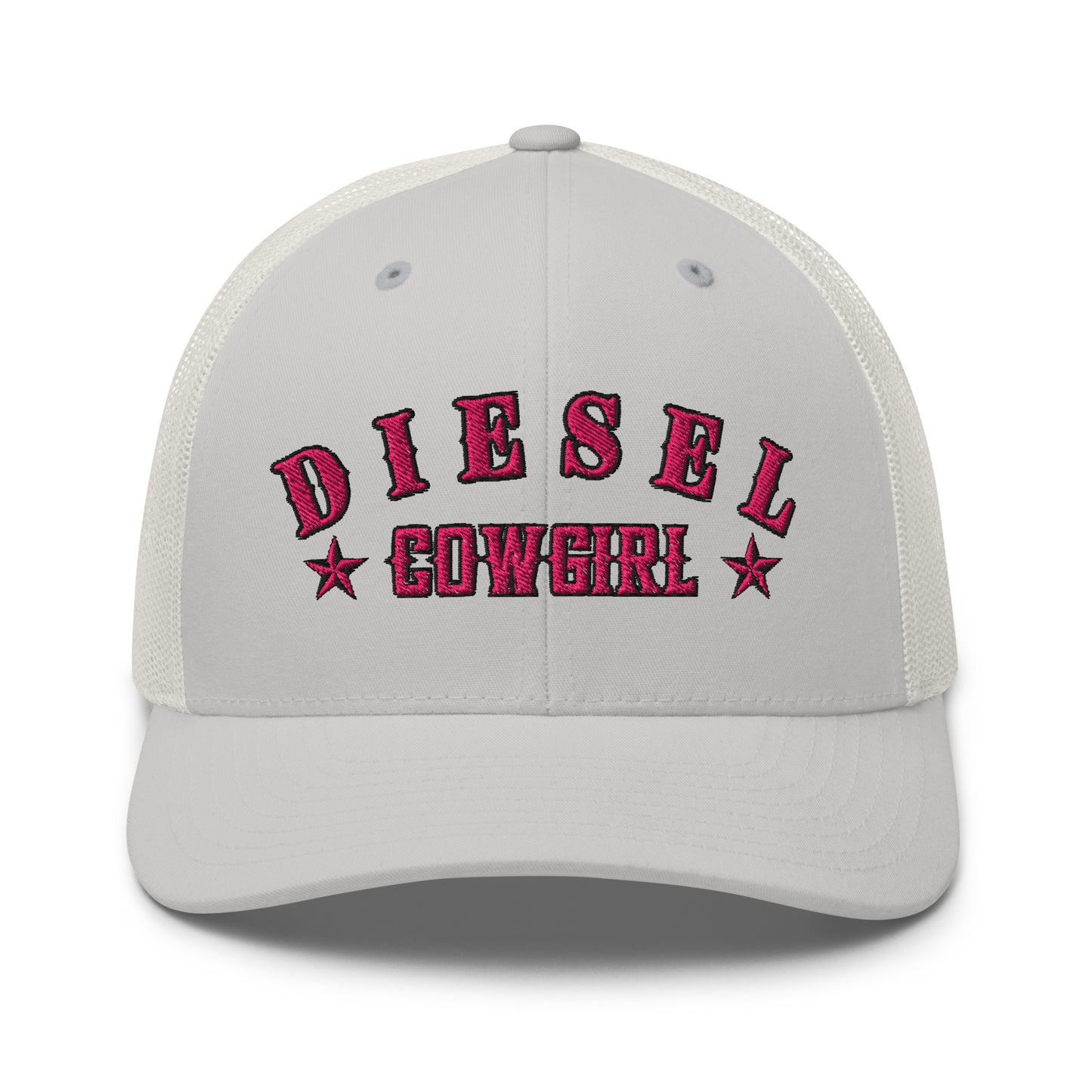 Custom Diesel Cowgirl Hat – Pink Stitch Snapback Trucker Cap for Diesel Gang Women  Infidel Collective