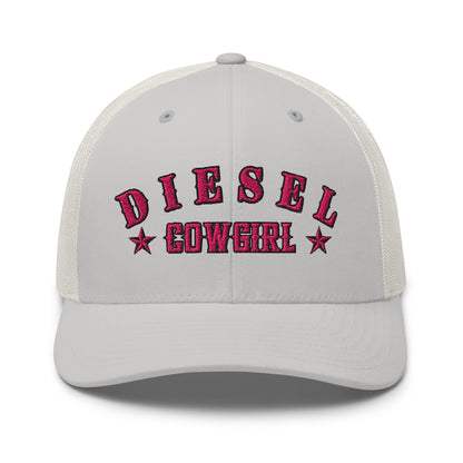 Custom Diesel Cowgirl Hat – Pink Stitch Snapback Trucker Cap for Diesel Gang Women  Infidel Collective