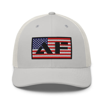 AF American Freedom Flag Snapback Custom Trucker Hat  Infidel Collective