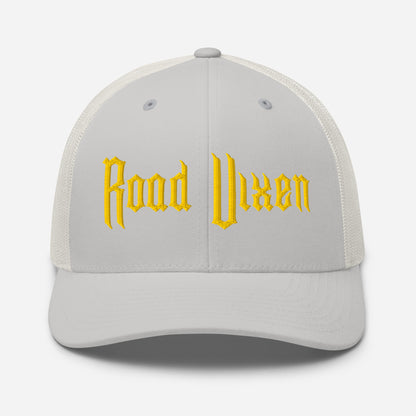 Snapback Custom Trucker Hats Road Vixen Yellow Stitch Cap for Sexy Women  Infidel Collective