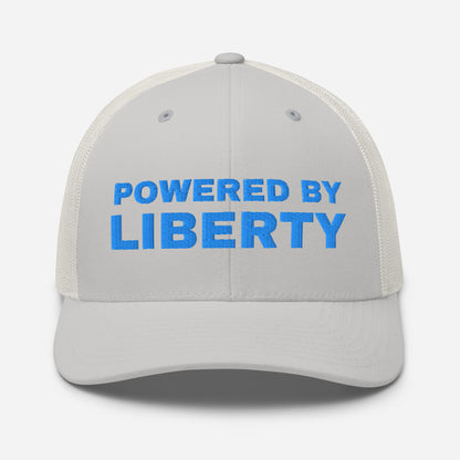 Snapback Custom Trucker Hats Powered by Liberty Cap in Blue Stitching  Infidel Collective