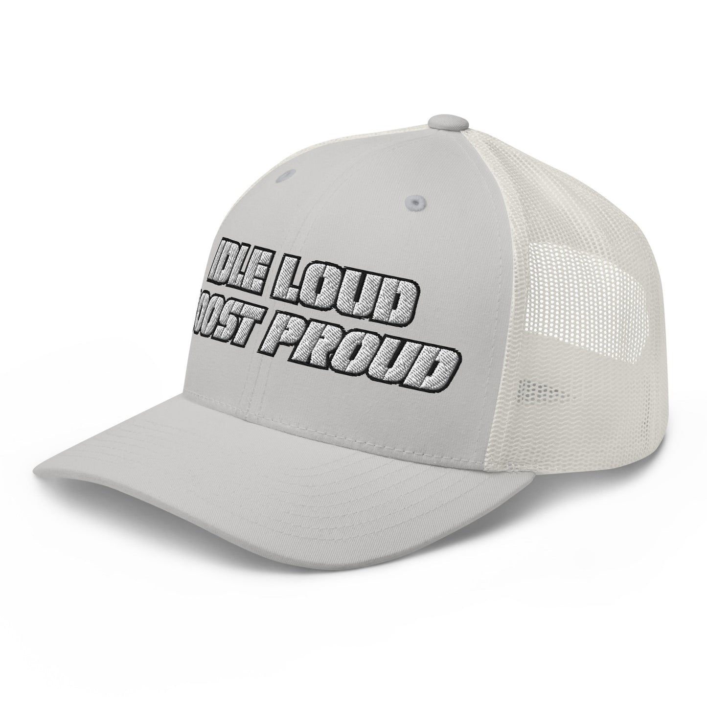 Hats  Snapback Custom Trucker Hat to Wear Proud – Idle Loud Boost Proud Mens Diesel Hats Infidel Collective