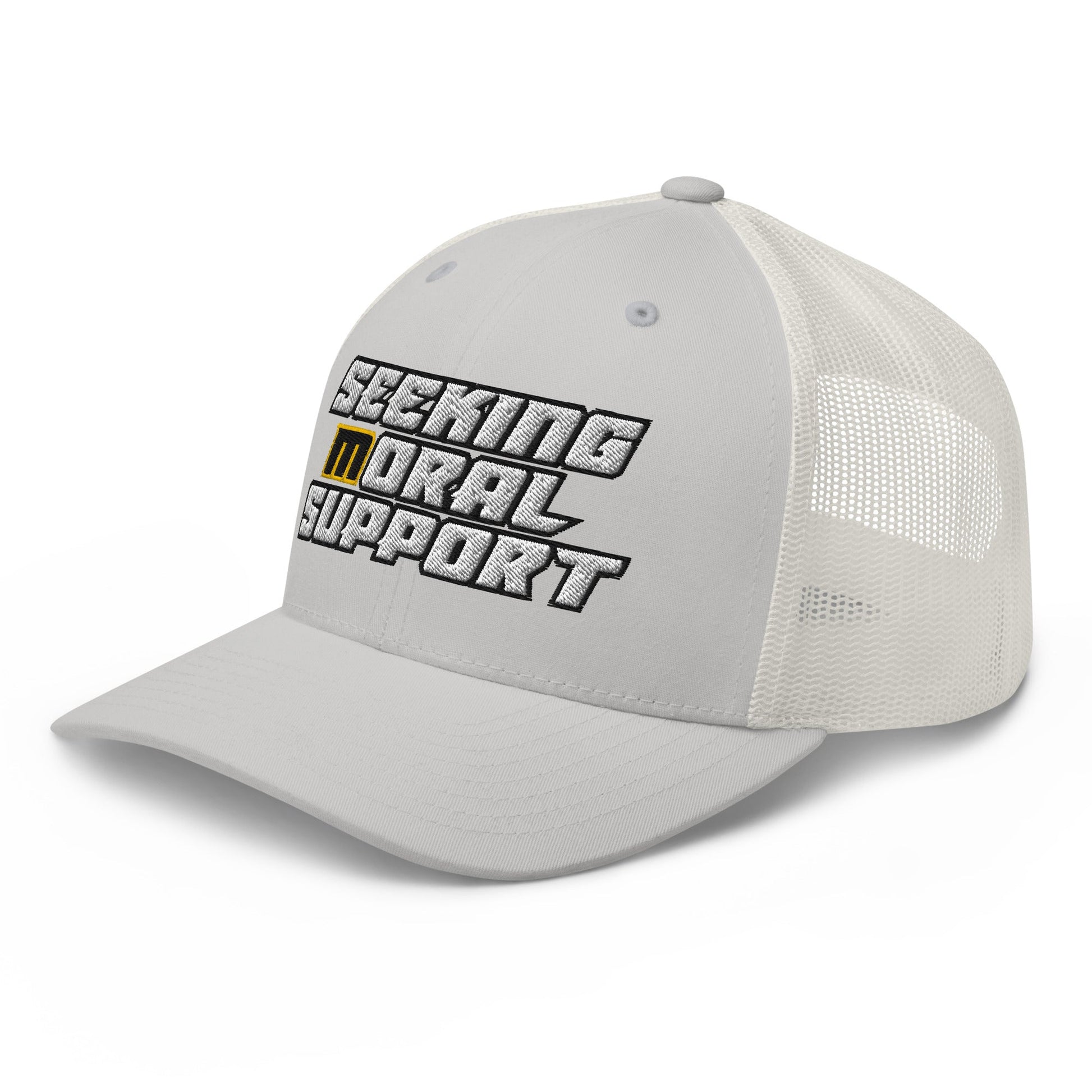 Snapback Custom Trucker Hat – Funny NSFW Seeking M-oral Support Vulgar Humor Infidel Collective