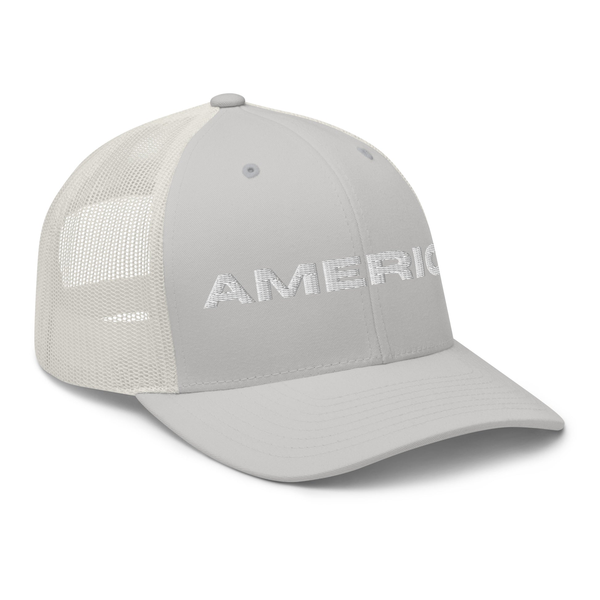 Snapback Custom Trucker Hats AMERICA Cool Patriotic Cap White Stitch  Infidel Collective