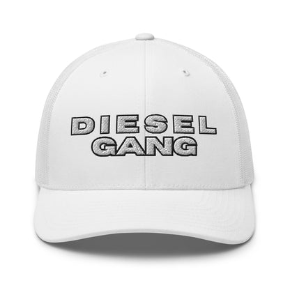 Hats White Diesel Gang Snapback – Trucker Hat for Men & Women in 19 Colors Infidel Collective