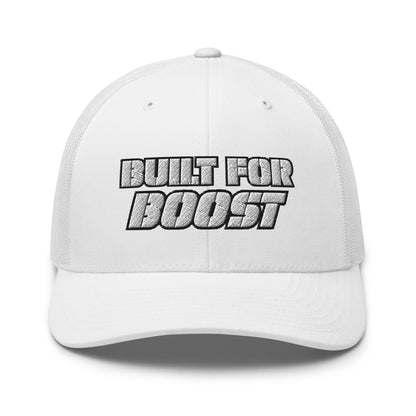 Hats White Snapback Custom Trucker Hat to Ride In – Built for Boost Diesel Gang Hat Infidel Collective