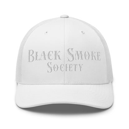 Hats White Snapback Custom Trucker Hat Black Smoke Society Cap For Men & Women Infidel Collective