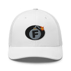 Hats White Custom Snapback Trucker Hat Funny NSFW F-Bomb Cap in 20 Colors Infidel Collective