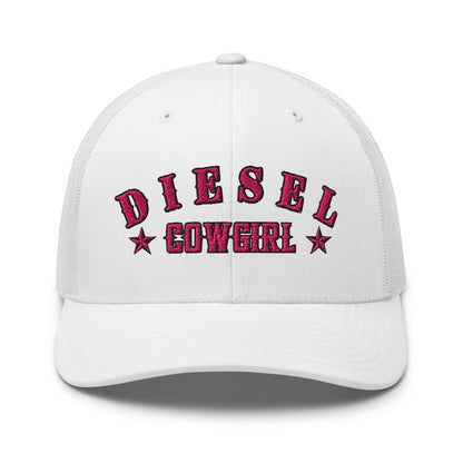 Custom Diesel Cowgirl Hat – Pink Stitch Snapback Trucker Cap for Diesel Gang Women  Infidel Collective