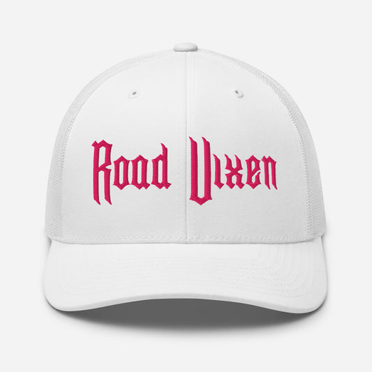 Snapback Custom Trucker Hats Road Vixen Cap for Sexy Women - Pink Stitch  Infidel Collective