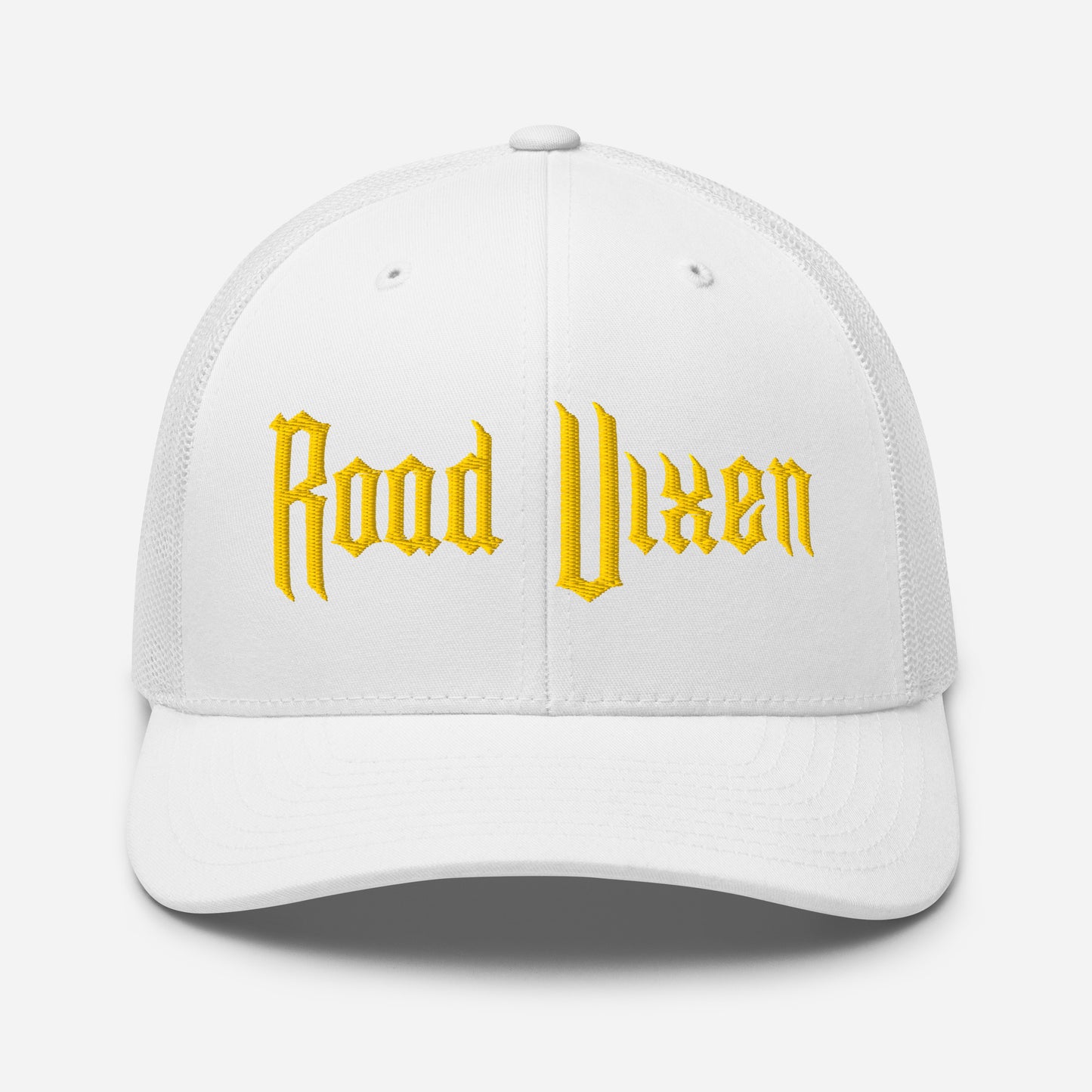 Snapback Custom Trucker Hats Road Vixen Yellow Stitch Cap for Sexy Women  Infidel Collective
