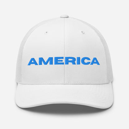 Cool AMERICA Custom Patriotic Hats Embroidered in Blue Stitch (11 Colors)  Infidel Collective