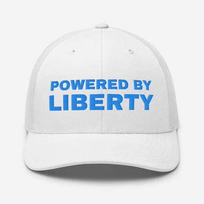 Snapback Custom Trucker Hats Powered by Liberty Cap in Blue Stitching  Infidel Collective