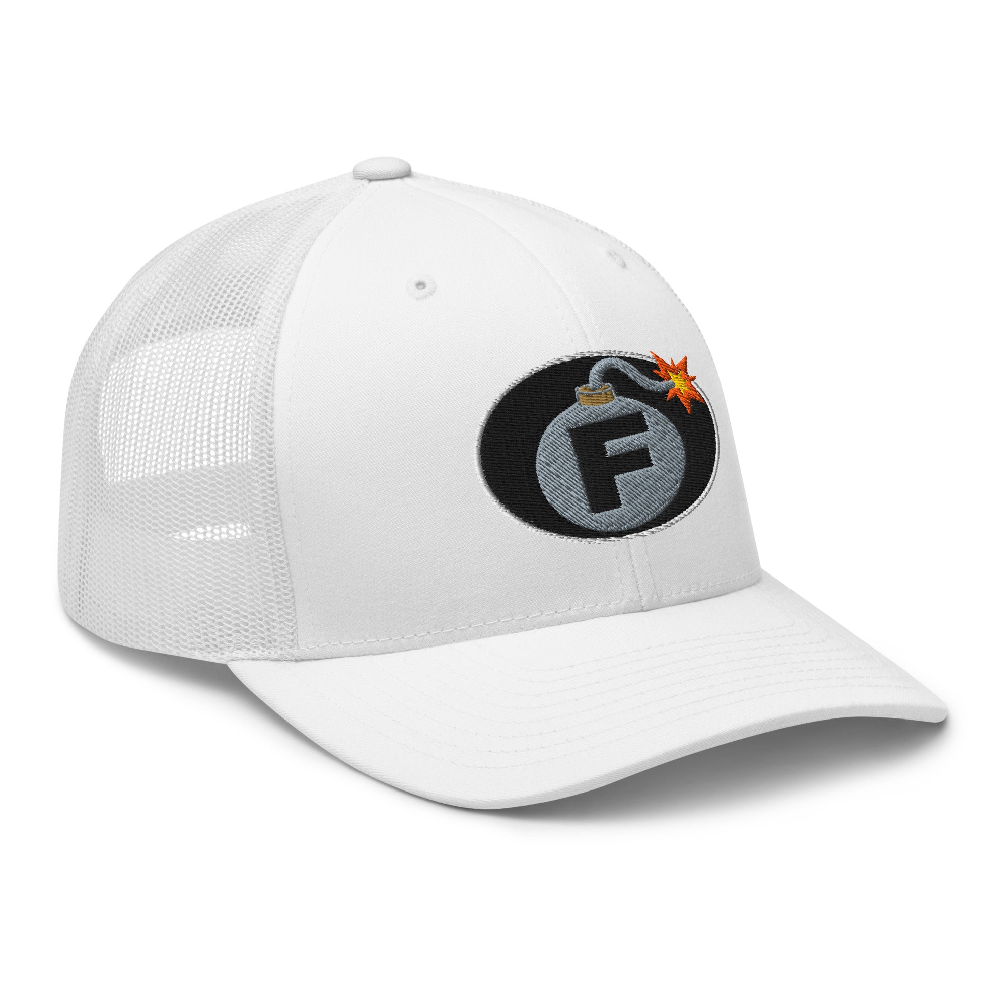 Hats  Custom Snapback Trucker Hat Funny NSFW F-Bomb Cap in 20 Colors Infidel Collective