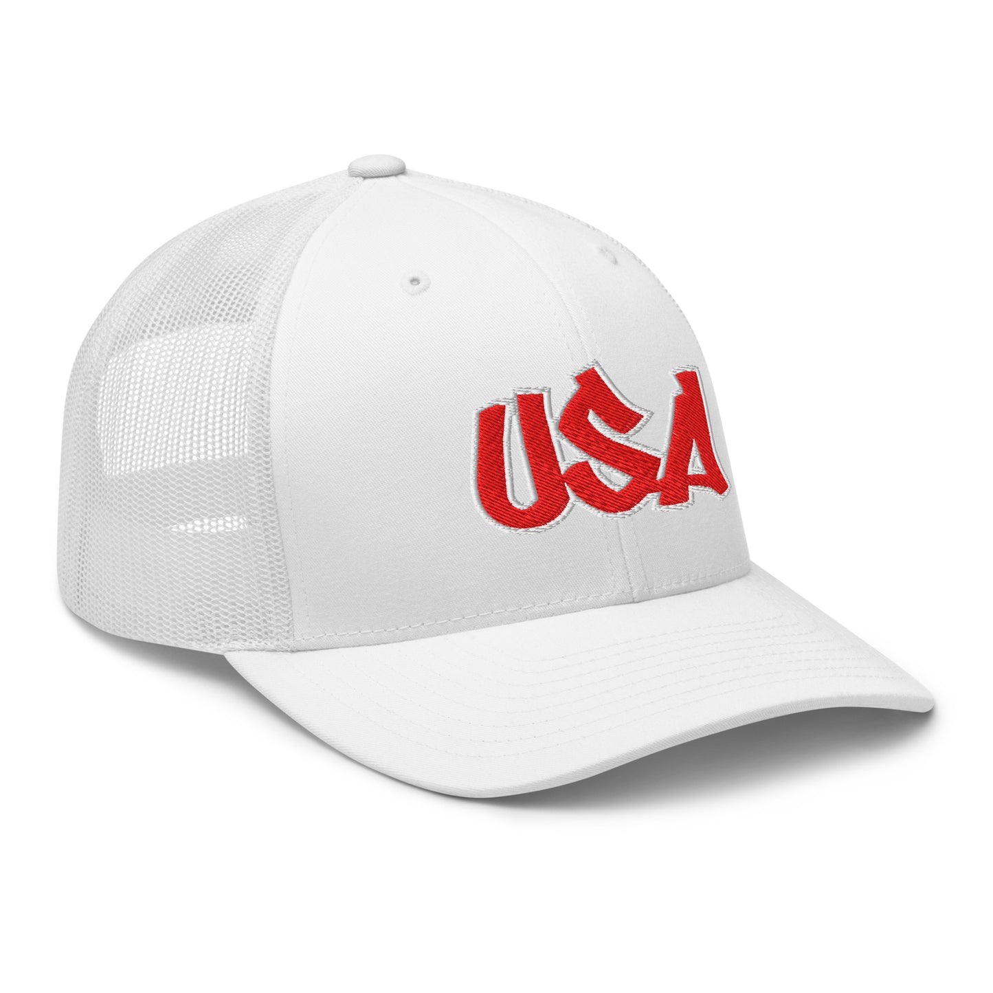 Cool USA Street Script Custom Patriotic Snapback Trucker Hats for Men & Women (20 Colors)  Infidel Collective