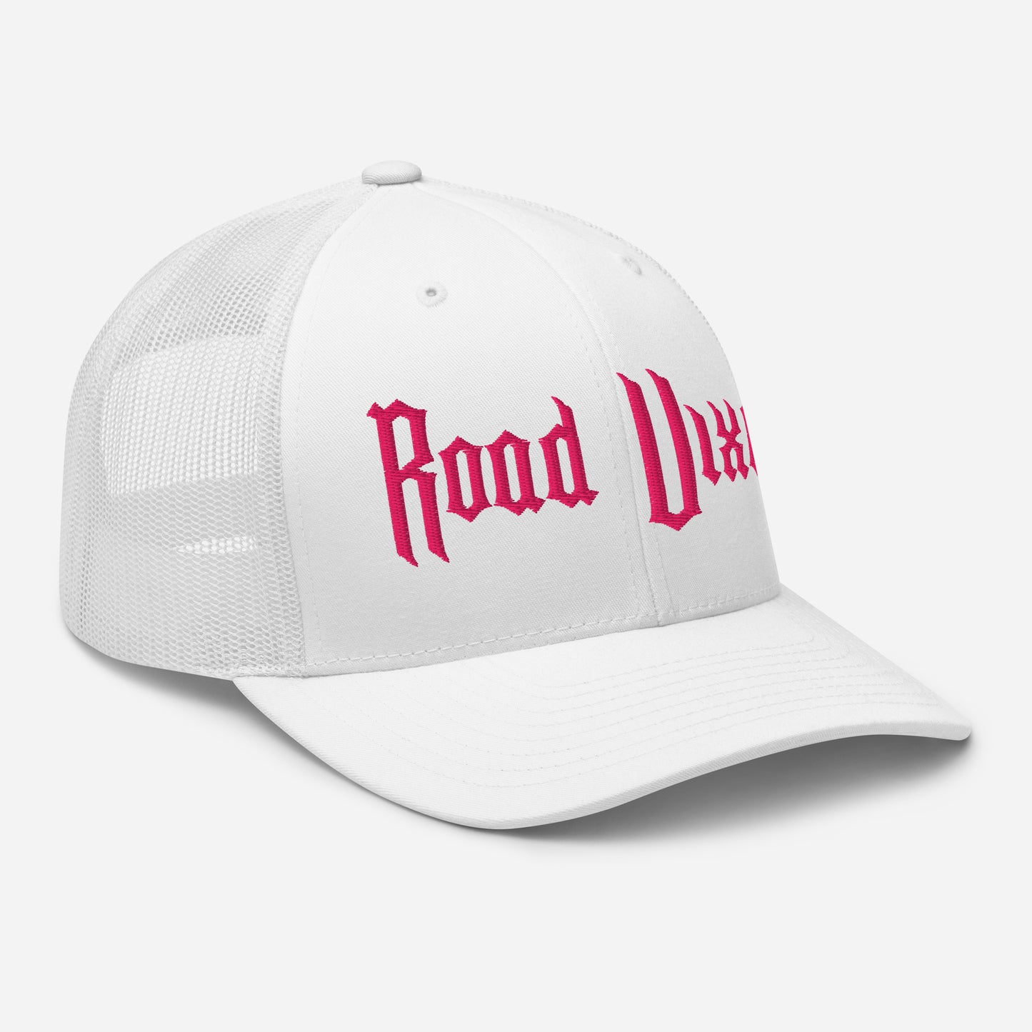 Snapback Custom Trucker Hats Road Vixen Cap for Sexy Women - Pink Stitch  Infidel Collective