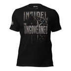 Ungoverned Infidel tactical graphic black tee from Infidel Collective