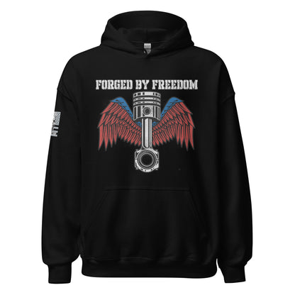 Forged by Freedom Patriotic Black Hoodie  Infidel Collective