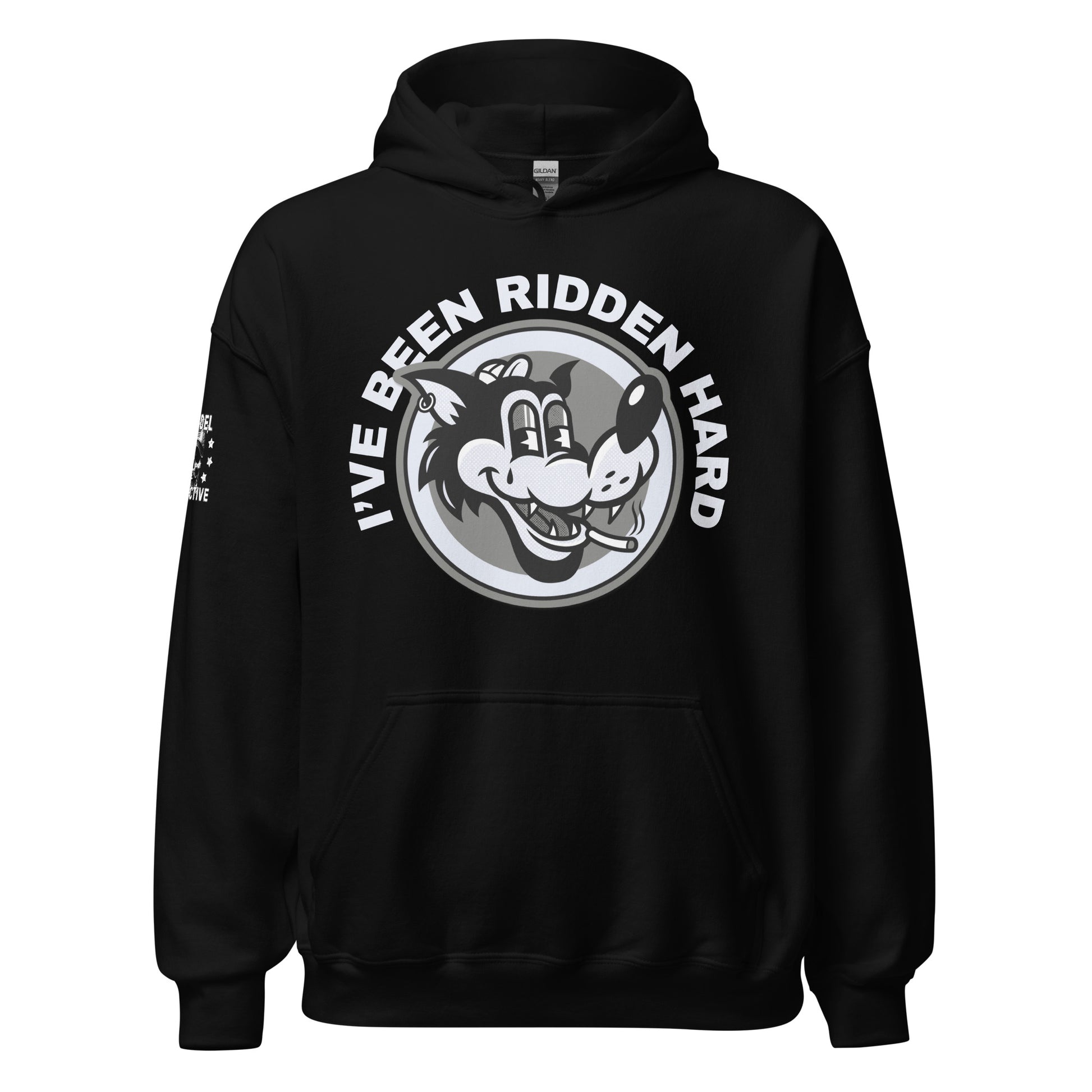 Black I've Been Ridden Hard Hoodie  Infidel Collective