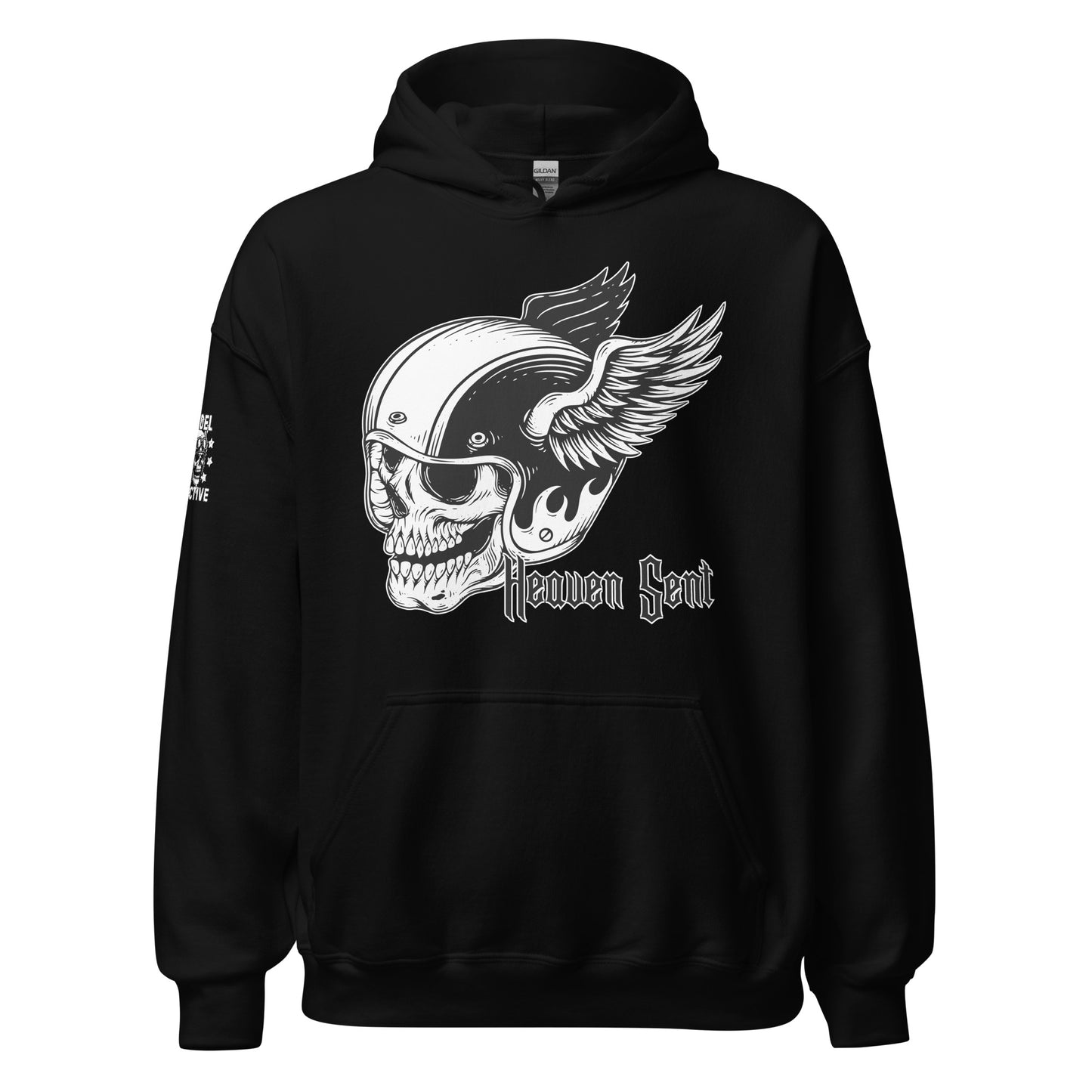 Heaven Sent Black Hoodie  Infidel Collective